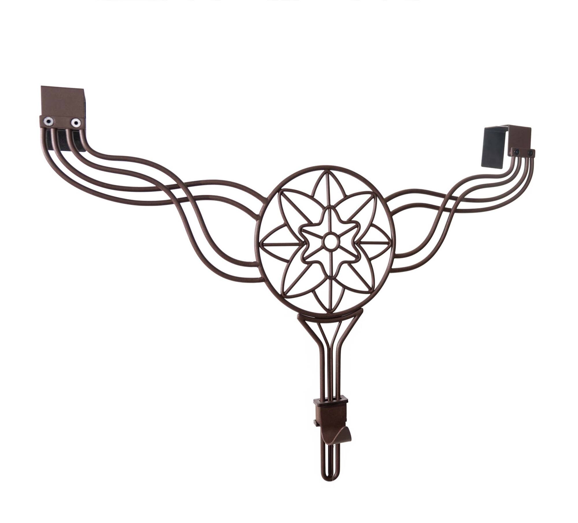 Village Lighting Flower Adjustable Wreath Hanger for Door